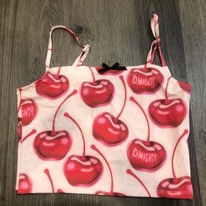 SOLD omighty pop my cherry cami top